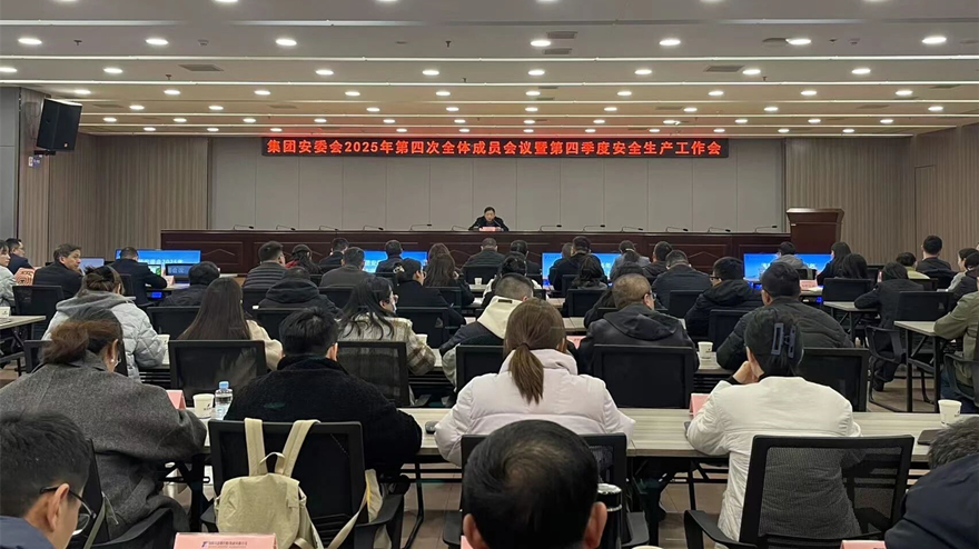 綿投集團(tuán)召開安委會2025年第四次全體成員會議暨第四季度安全生產(chǎn)工作會