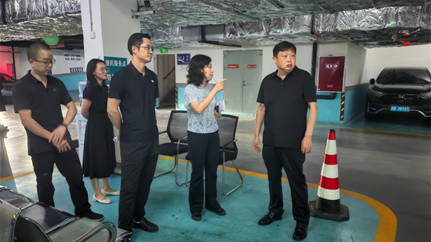 綿投集團黨委書記、董事長李桂炳調(diào)研城市停車項目